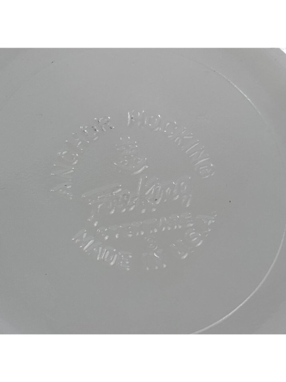 3 Vtg Anchor Hocking Fire King Casserole Single Dishes Swirl Milk White Glass - Picture 4 of 4